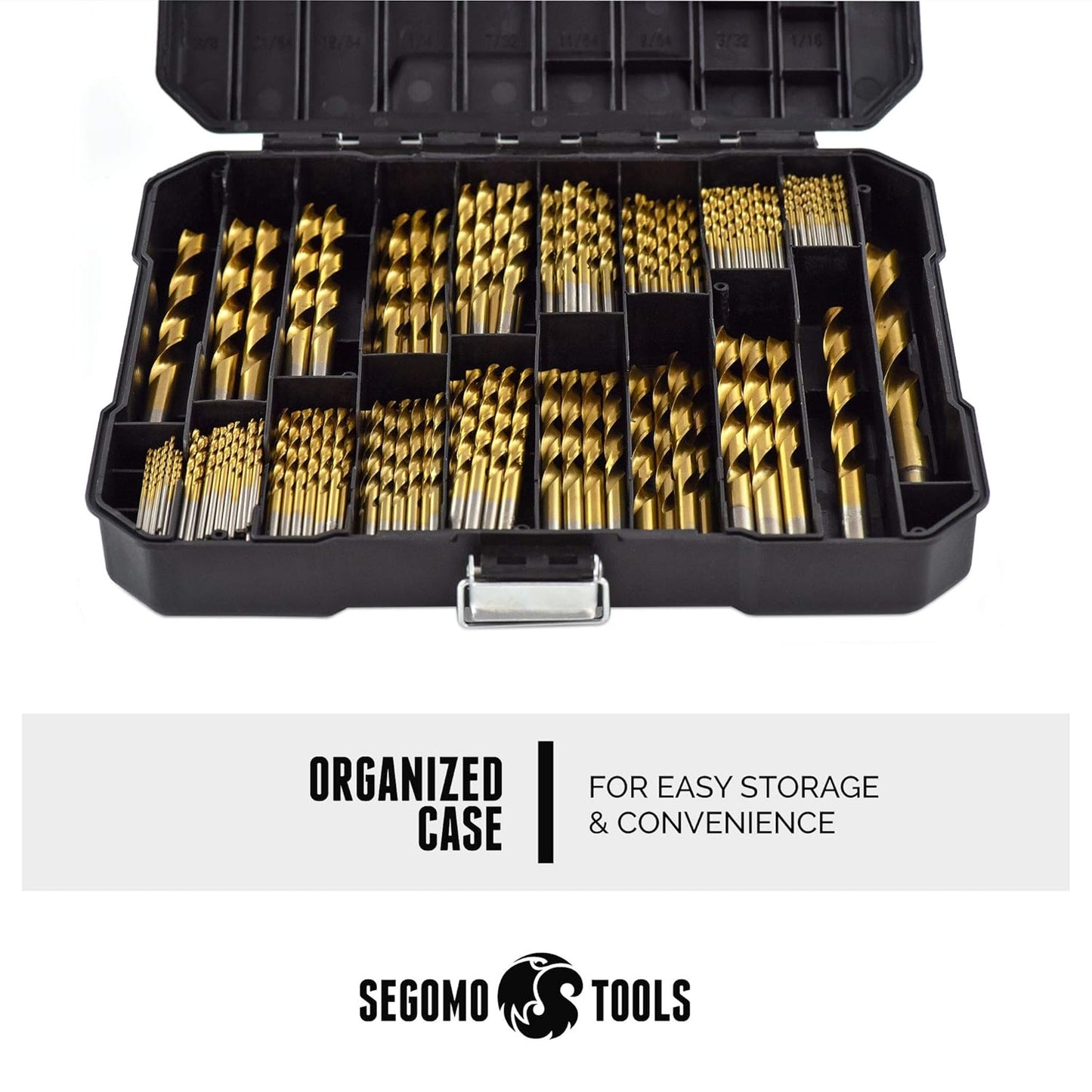 230 Piece 135 Degree High Speed Drill Bits | Drill Bit Set | Titanium Drill Bit Set | Drill Bit Kit | Set HSS Titanium Coated Drill Bit - DB230