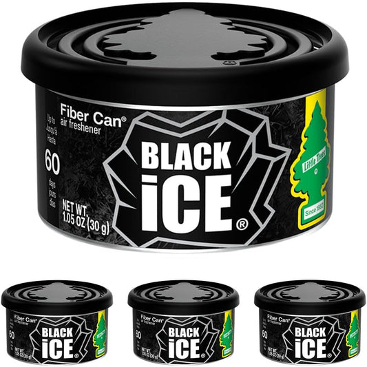 Car Air Freshener. Fiber Can Provides a Long-Lasting Scent for Auto or Home. Recycled Fiber. Black Ice, 4 Air Fresheners