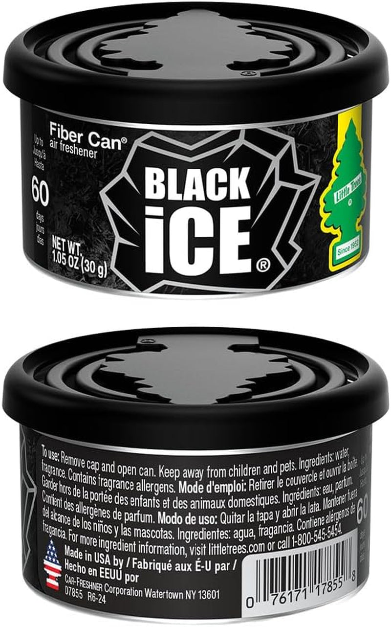 Car Air Freshener. Fiber Can Provides a Long-Lasting Scent for Auto or Home. Recycled Fiber. Black Ice, 4 Air Fresheners
