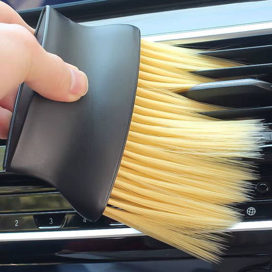 Car Interior Sweeping Dust Soft Brush Car Wash Tool Artifact Car Interior Gap Dust Brush Air Outlet Cleaning Brush