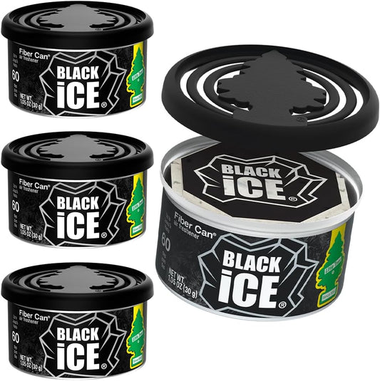 Car Air Freshener. Fiber Can Provides a Long-Lasting Scent for Auto or Home. Recycled Fiber. Black Ice, 4 Air Fresheners