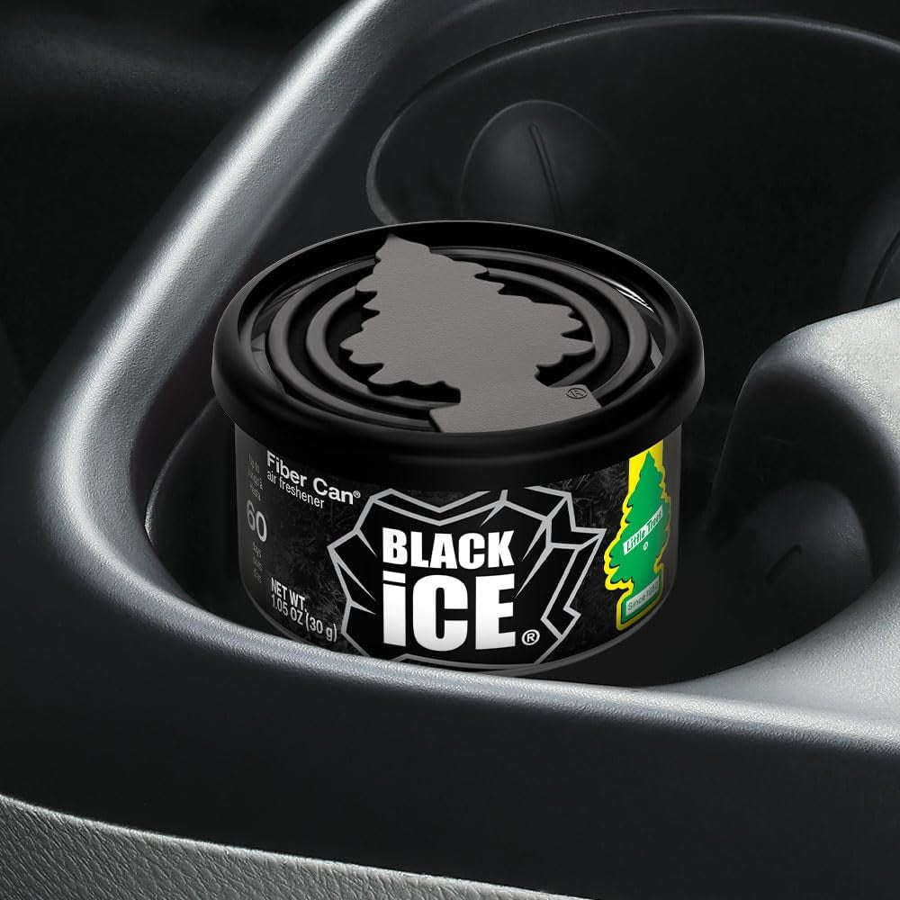 Car Air Freshener. Fiber Can Provides a Long-Lasting Scent for Auto or Home. Recycled Fiber. Black Ice, 4 Air Fresheners