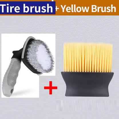 Car Interior Sweeping Dust Soft Brush Car Wash Tool Artifact Car Interior Gap Dust Brush Air Outlet Cleaning Brush